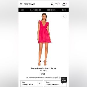 Peixoto Revolve Farrah Dress in Cherry Bomb